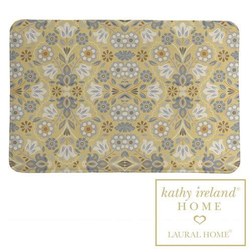 Green Nature & Floral Bath Rugs & Mats You'll Love Wayfair